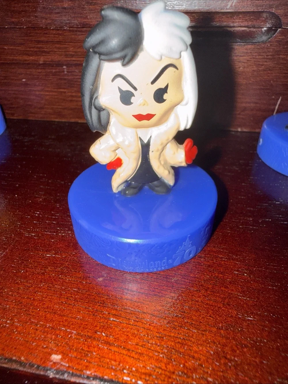 Disney Villains & Dumbo Mini Figures - Blue Bases McDonald's Disneyland 70th Ann